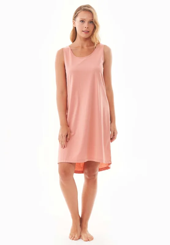Dennis Sleeveless Nightdress Salmon sold by Ivalo.com