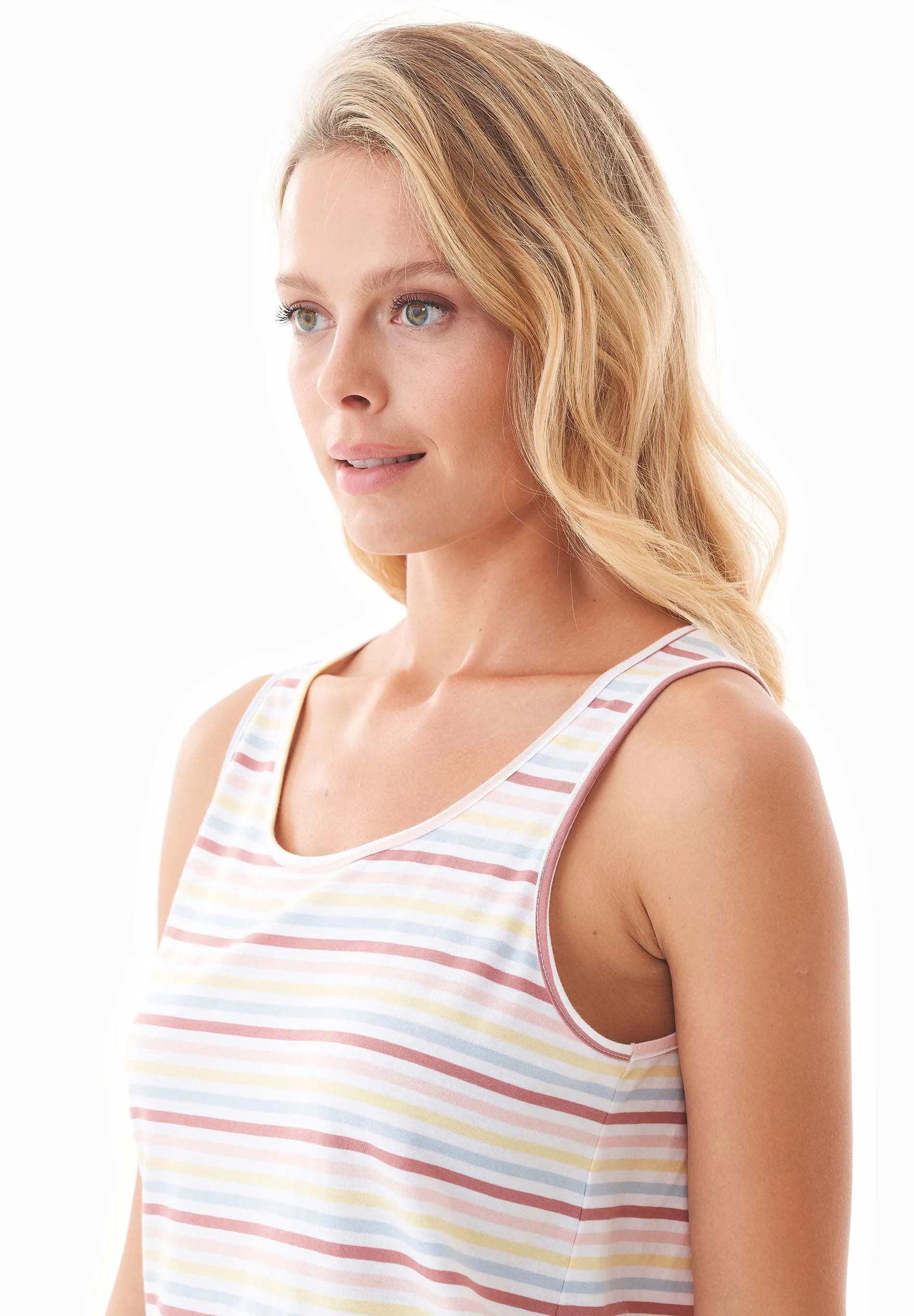 Steella Shorts Pyjama Set Multi Colour / Light Blue sold by Ivalo.com product image thumbnail 5