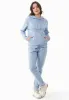 Women's Lightweight Hoodie With Drawstring Hem Ice Blue sold by Ivalo.com