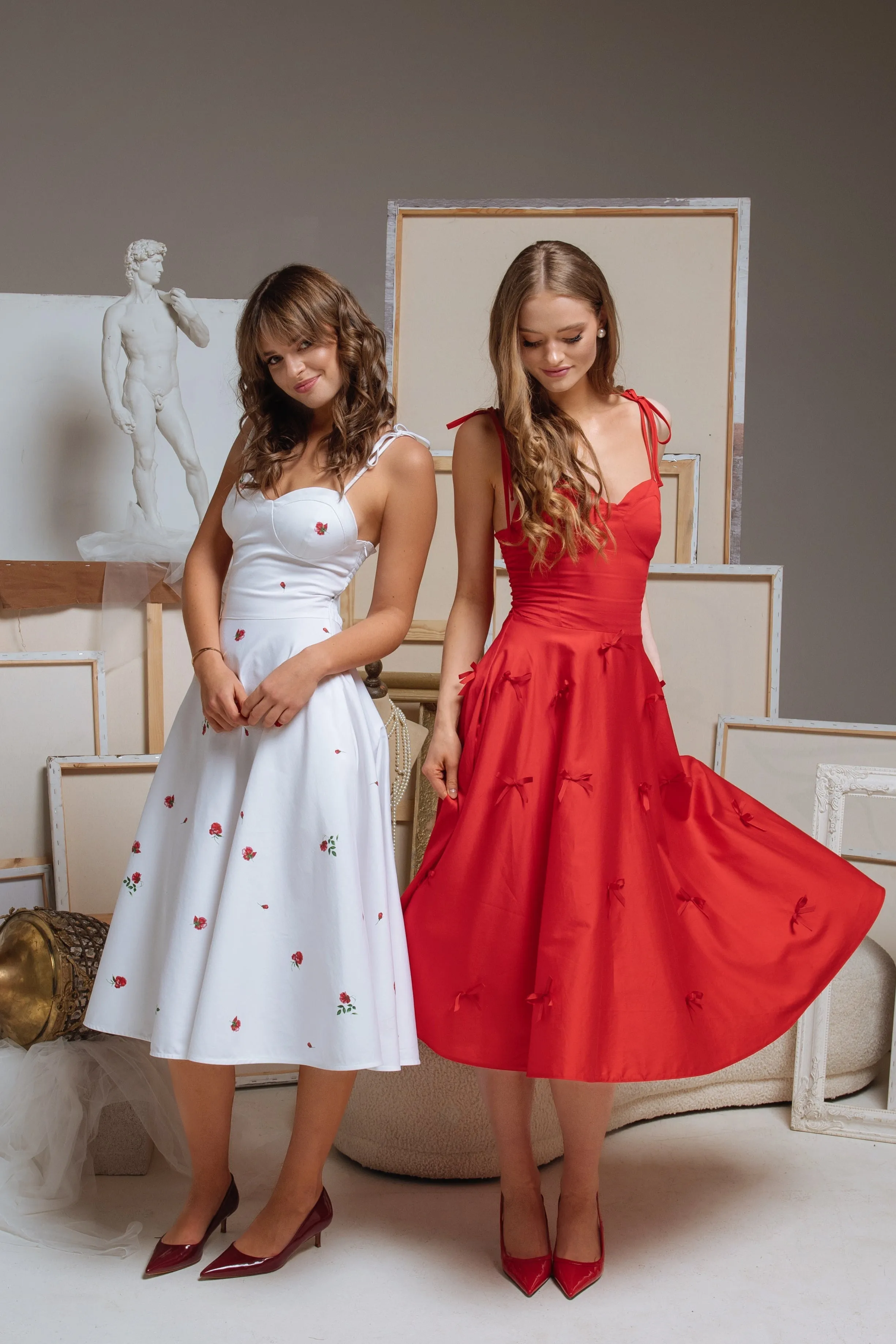 Fit and Flare Dress Little Red Bows sold by Ivalo.com product image thumbnail 5