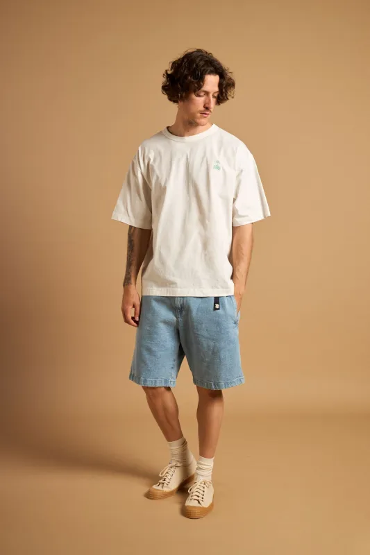 Men's Trendsplant x Antonyo Marest Keychain Oversized Heavy T-Shirt Foam White sold by Ivalo.com