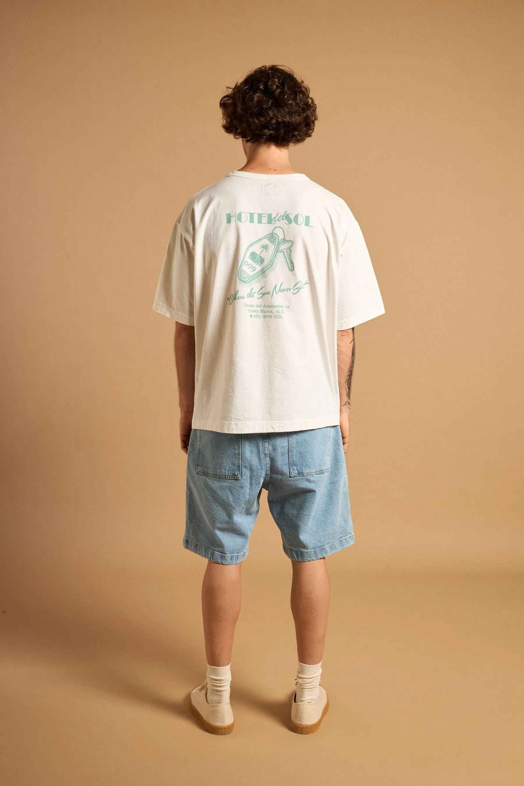 Men's Trendsplant x Antonyo Marest Keychain Oversized Heavy T-Shirt Foam White sold by Ivalo.com product image thumbnail 2