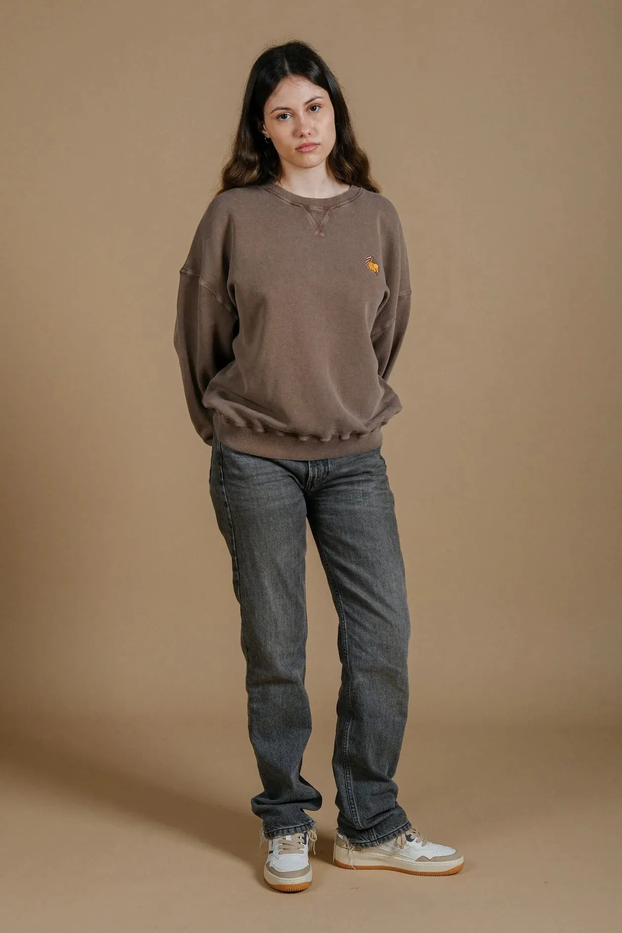 Women’s Pigment Oversized Midweight Sweater Palmeral Desert Palm sold by Ivalo.com product image thumbnail 2