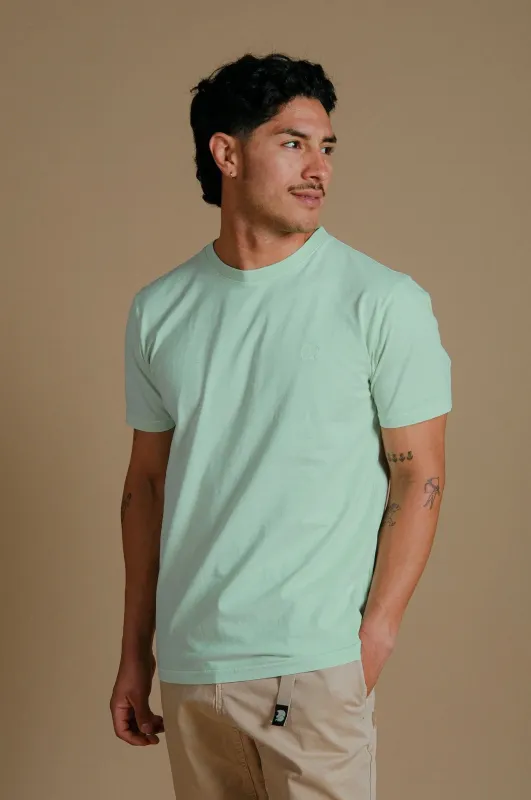 Men's Essential Pigment T-Shirt Dusty Aqua sold by Ivalo.com