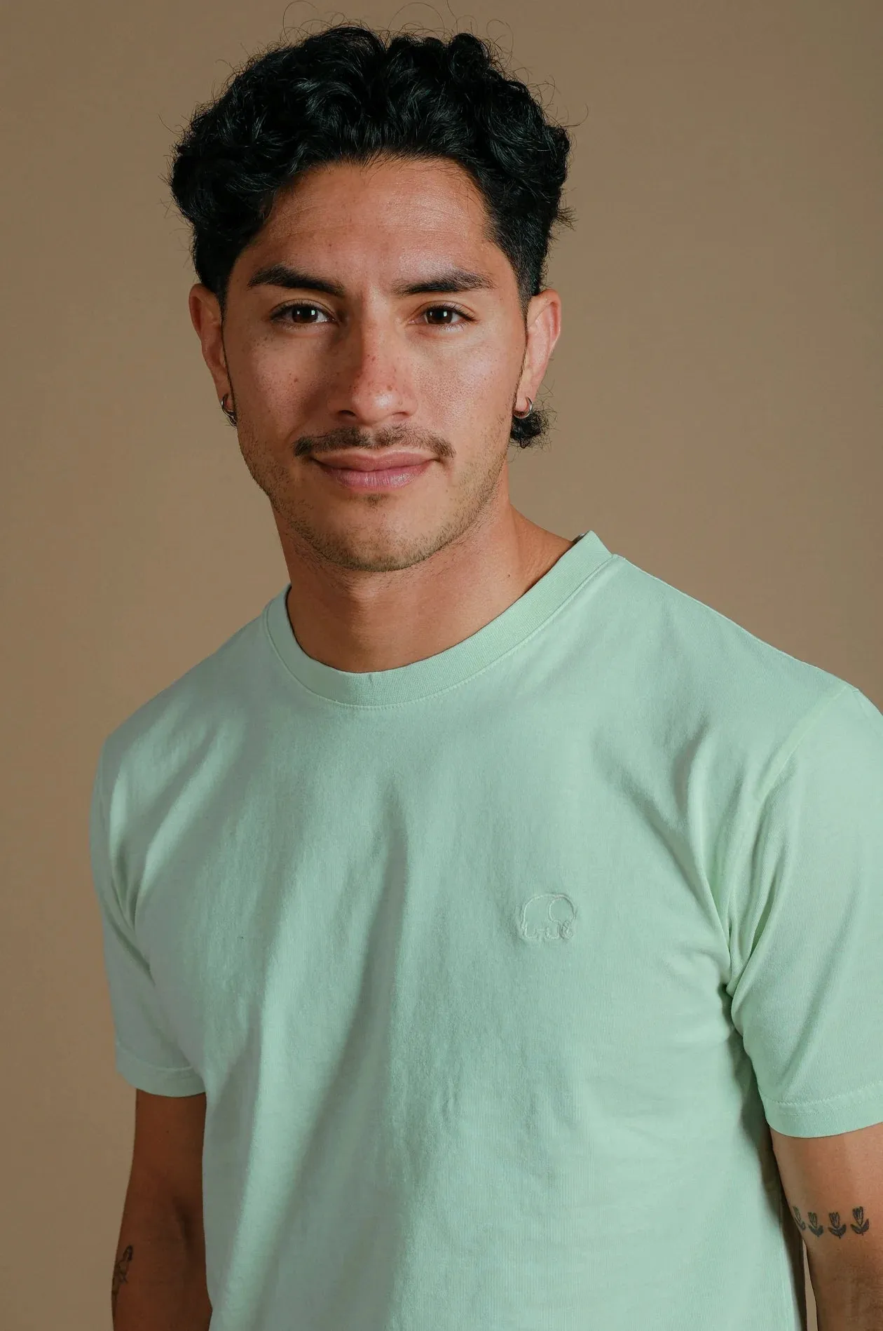 Men's Essential Pigment T-Shirt Dusty Aqua sold by Ivalo.com product image thumbnail 2