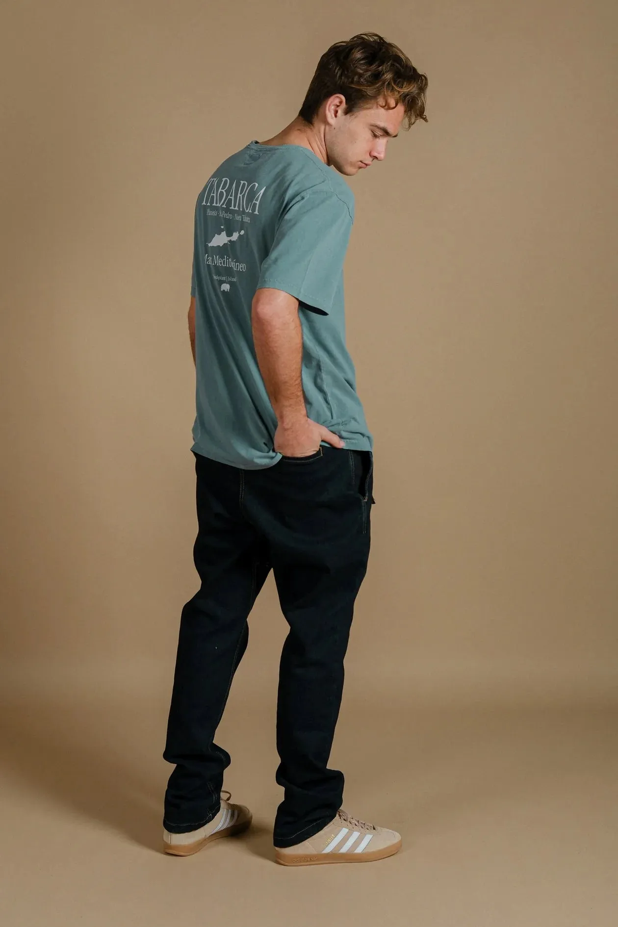 Men's Tabarca Pigment T-Shirt Deep Teal sold by Ivalo.com product image thumbnail 2