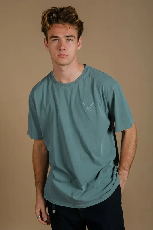 Men's Tabarca Pigment T-Shirt Deep Teal sold by Ivalo.com