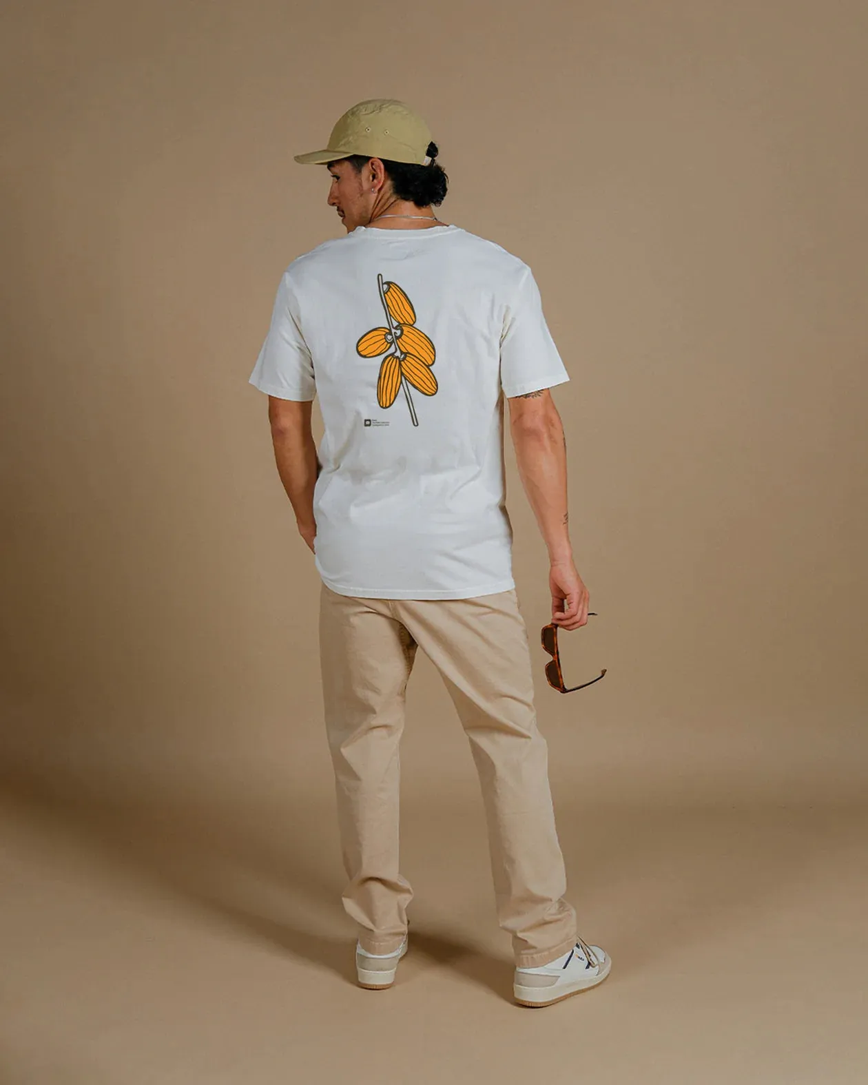 Men's Datil Pigment T-Shirt Ecru sold by Ivalo.com product image thumbnail 2