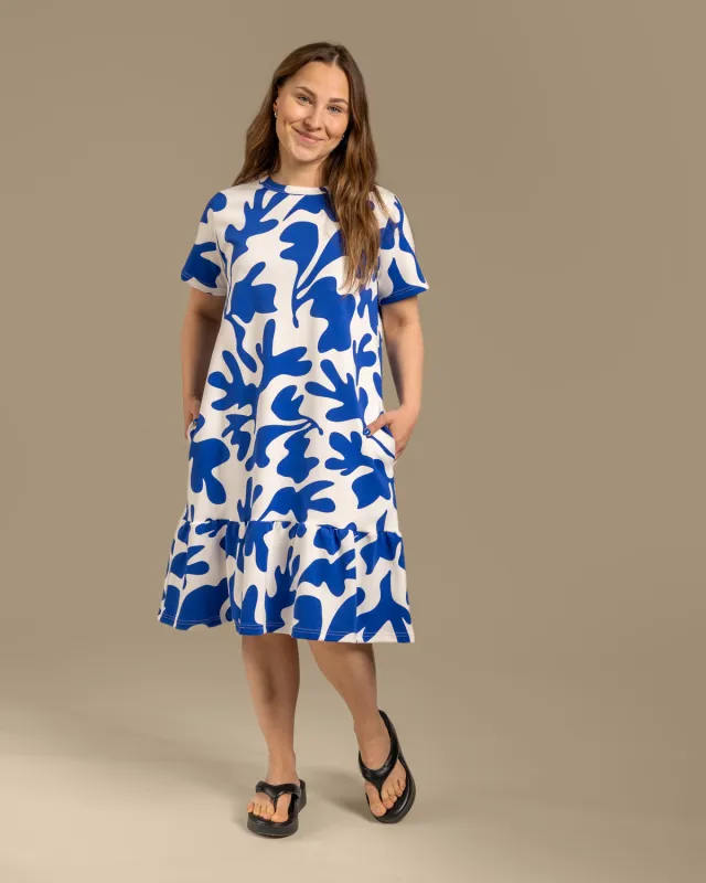 Layered Midi Dress Como Blue sold by Ivalo.com