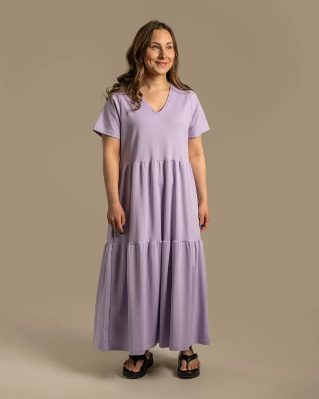 V-Neck Maxi Dress Lavender sold by Ivalo.com