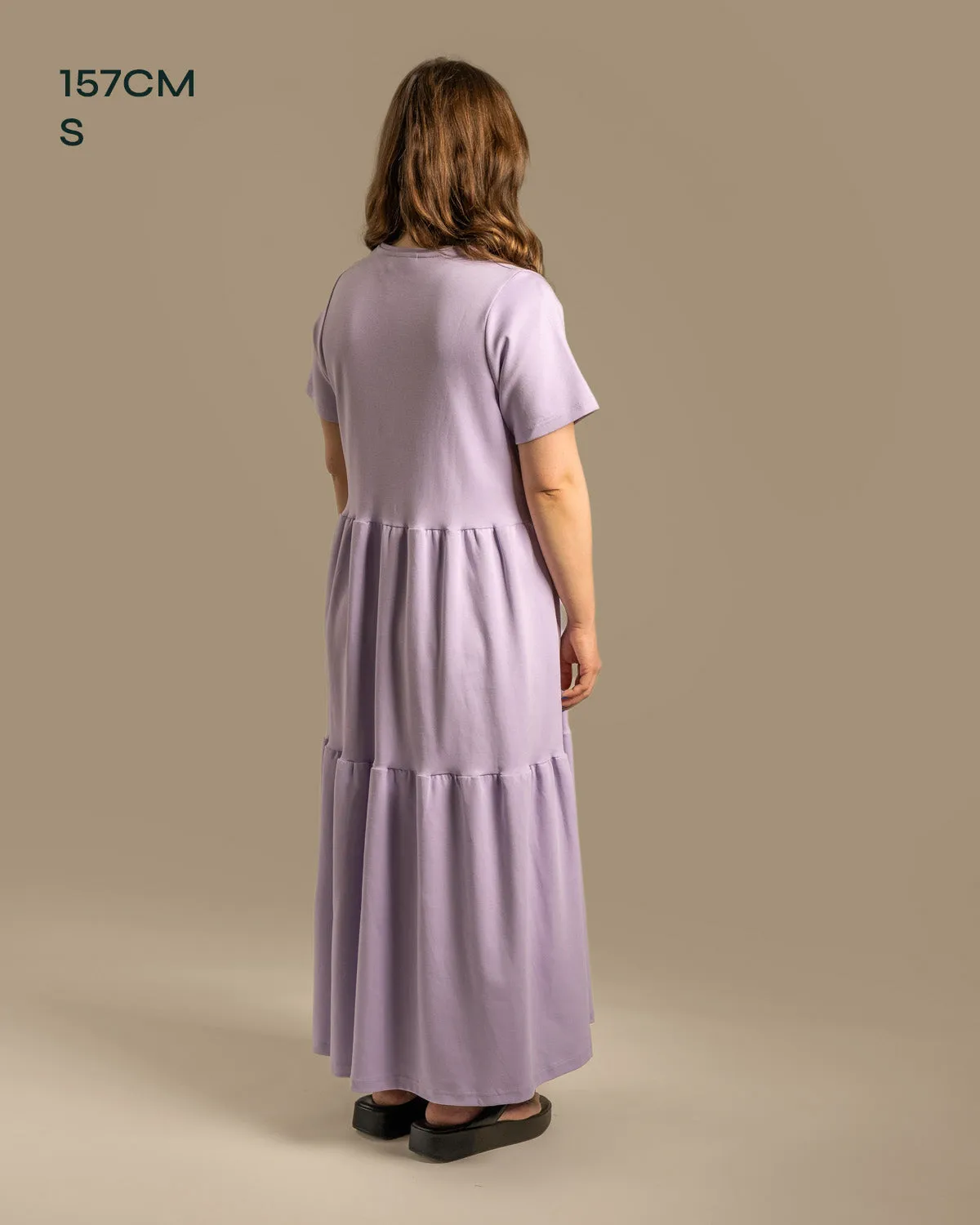 V-Neck Maxi Dress Lavender sold by Ivalo.com product image thumbnail 3