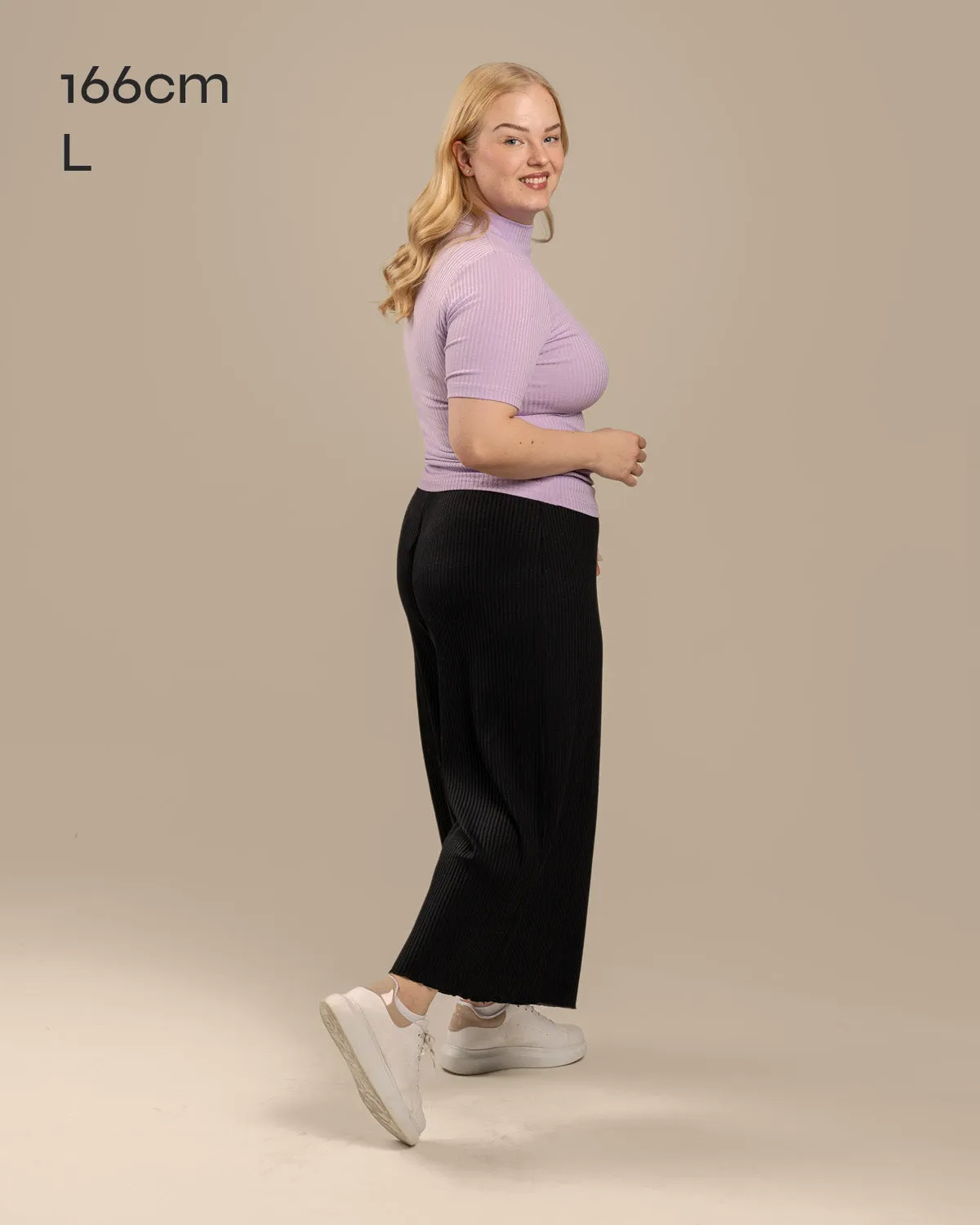 Ribbed T-Shirt Lavender sold by Ivalo.com product image thumbnail 3