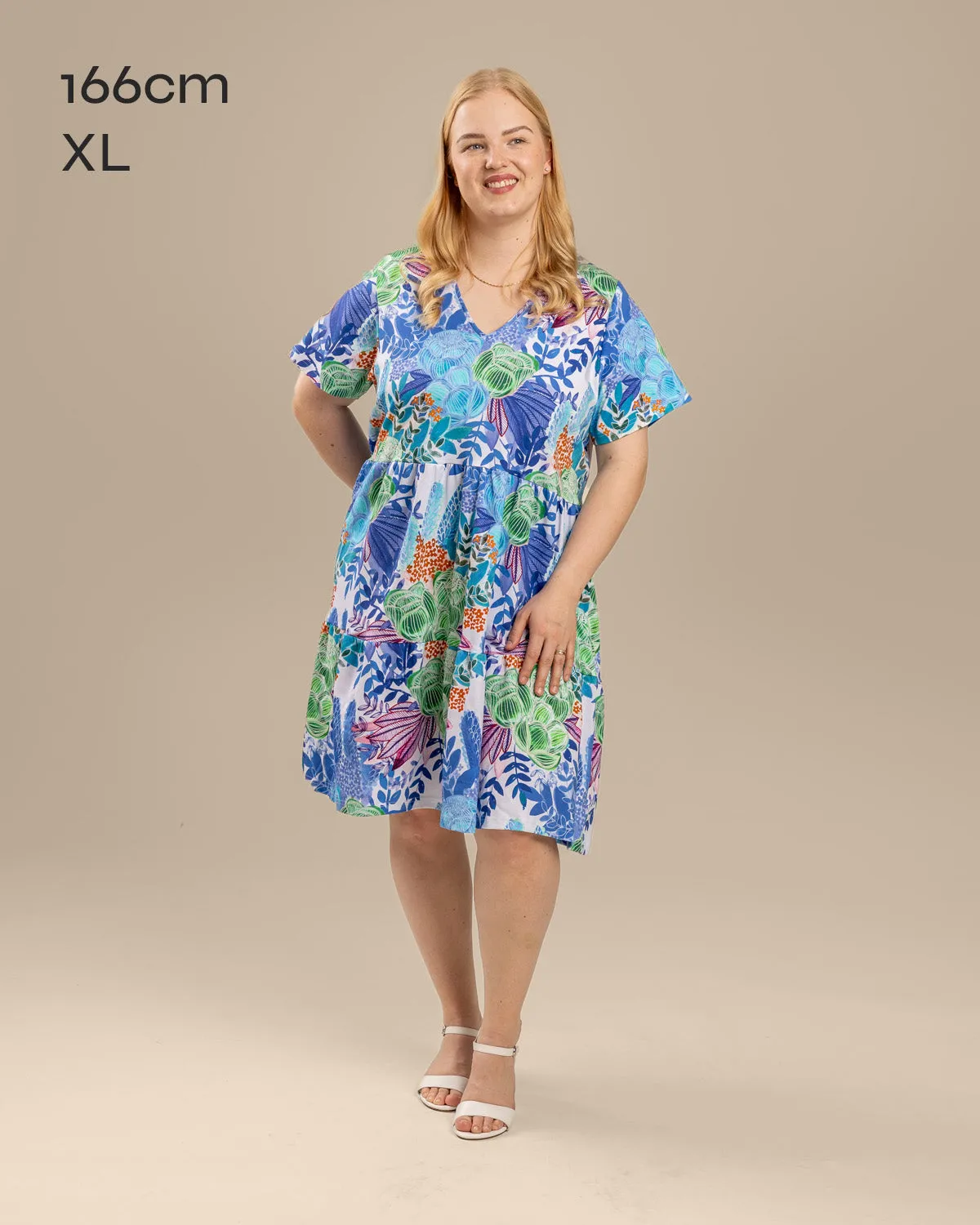 V-Neck Midi Dress Kedolla Blue sold by Ivalo.com product image thumbnail 3