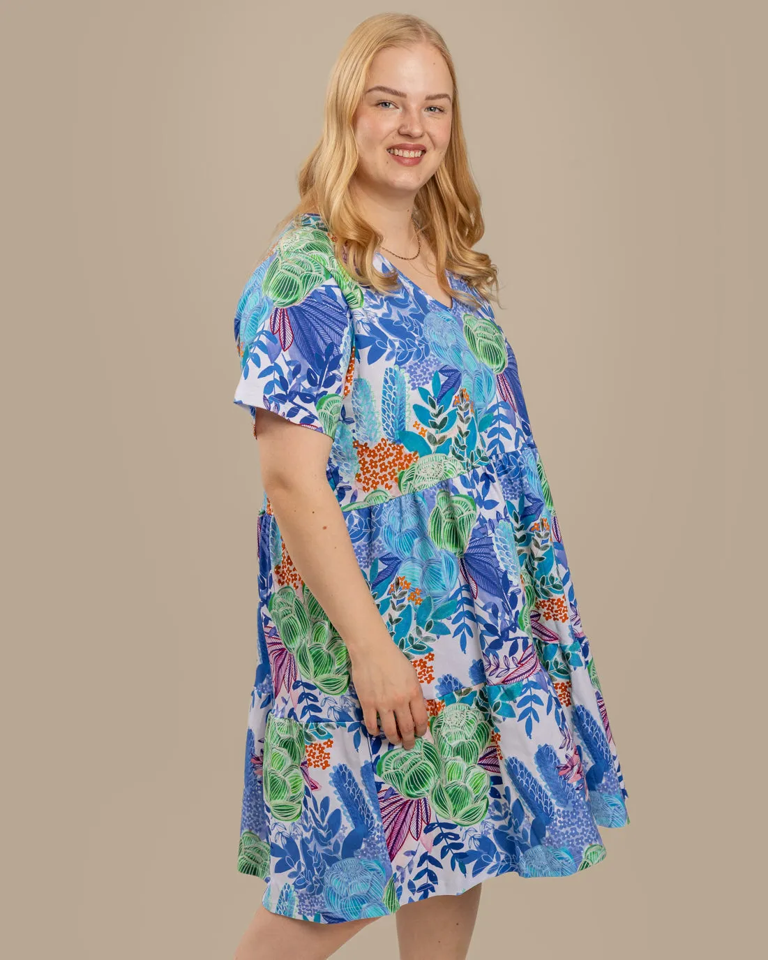 V-Neck Midi Dress Kedolla Blue sold by Ivalo.com product image thumbnail 4