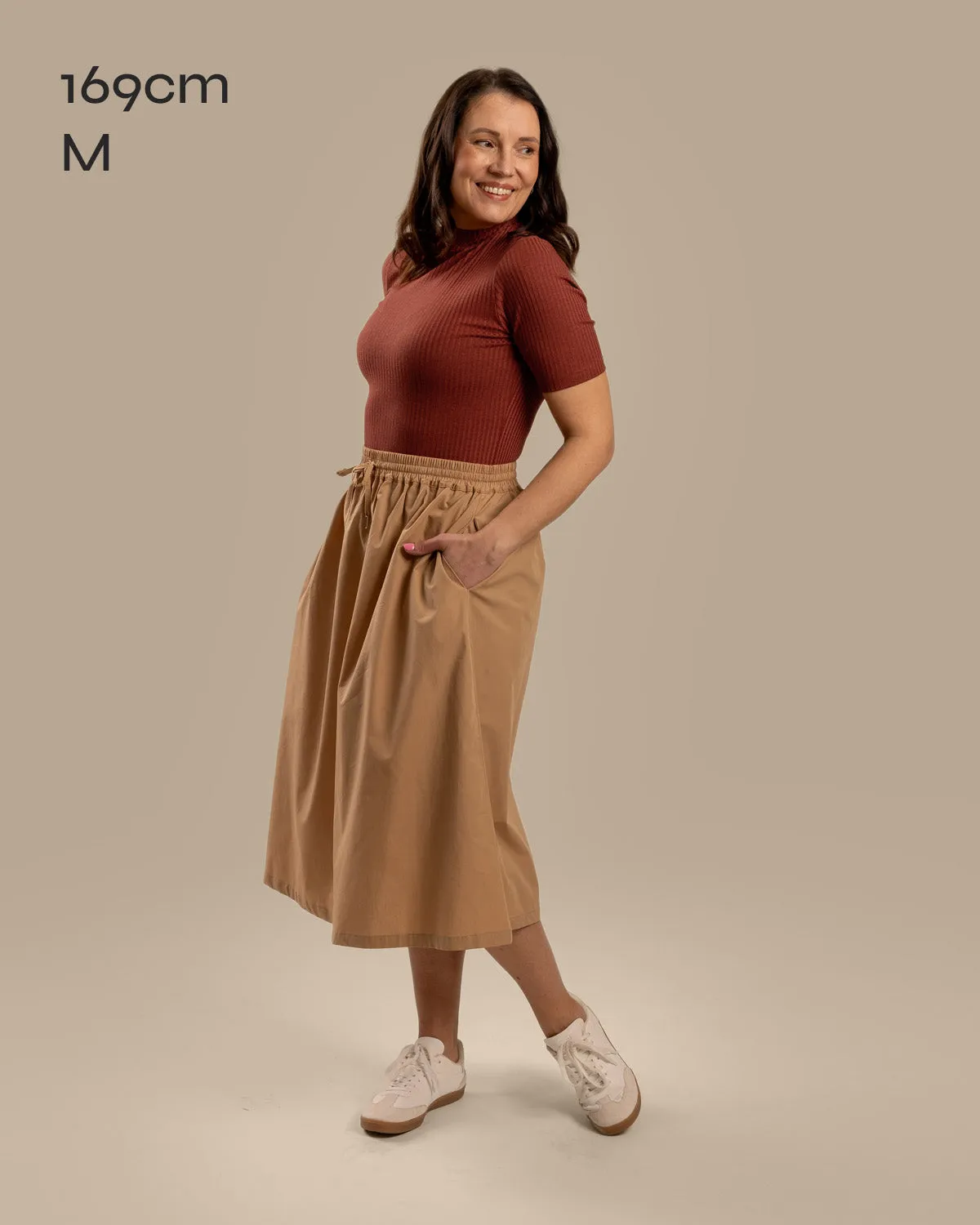 Ribbed T-Shirt Mahogany sold by Ivalo.com product image thumbnail 3