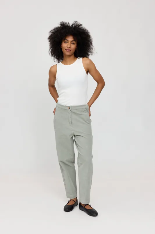 Barrel Leg Corduroy Pants sold by Ivalo.com