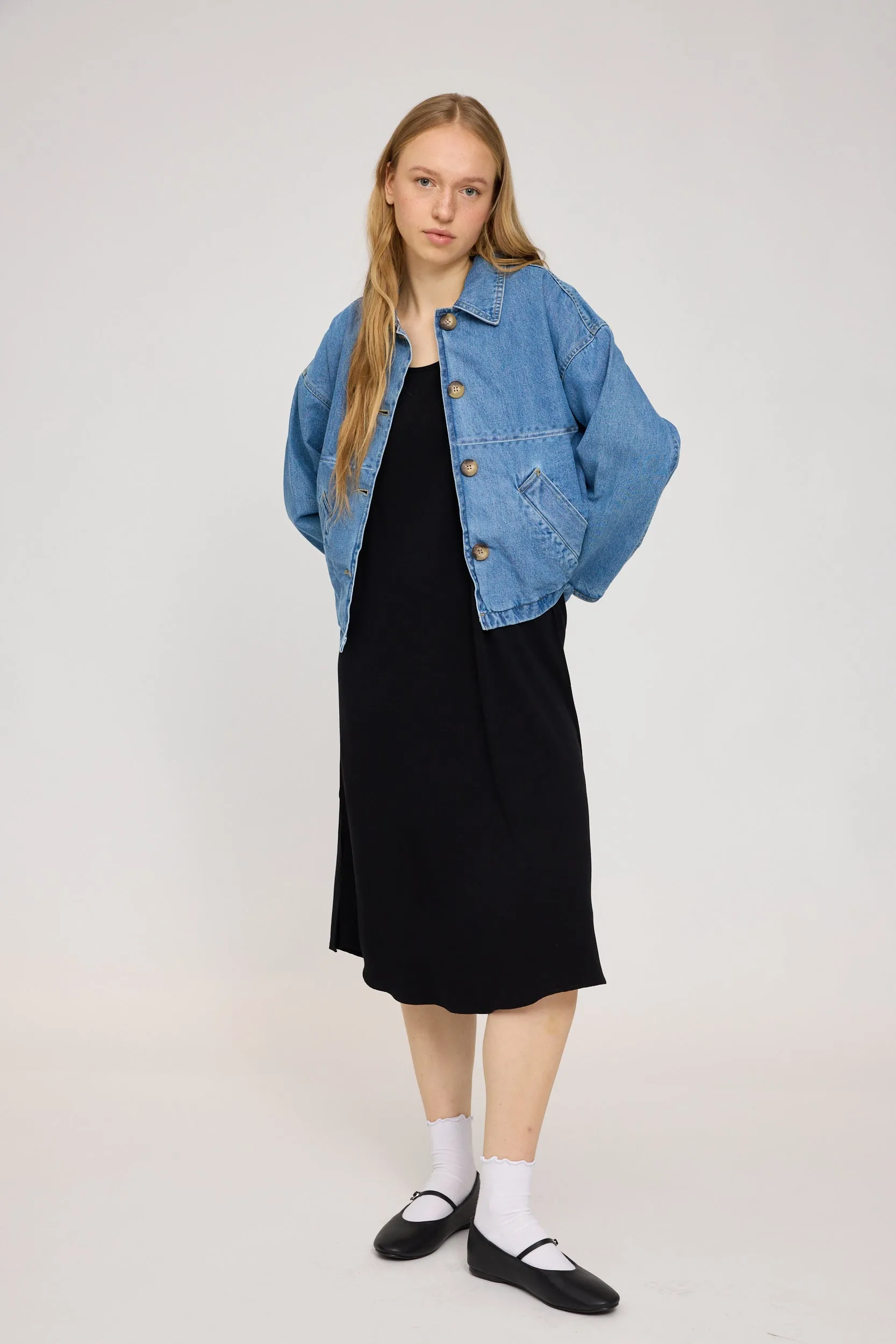 Short Denim Jacket With Buttons sold by Ivalo.com product image thumbnail 5