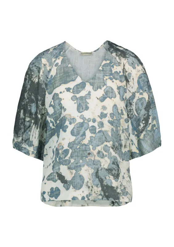 Vitharu Linen Shirt Framtiden Blue sold by Ivalo.com