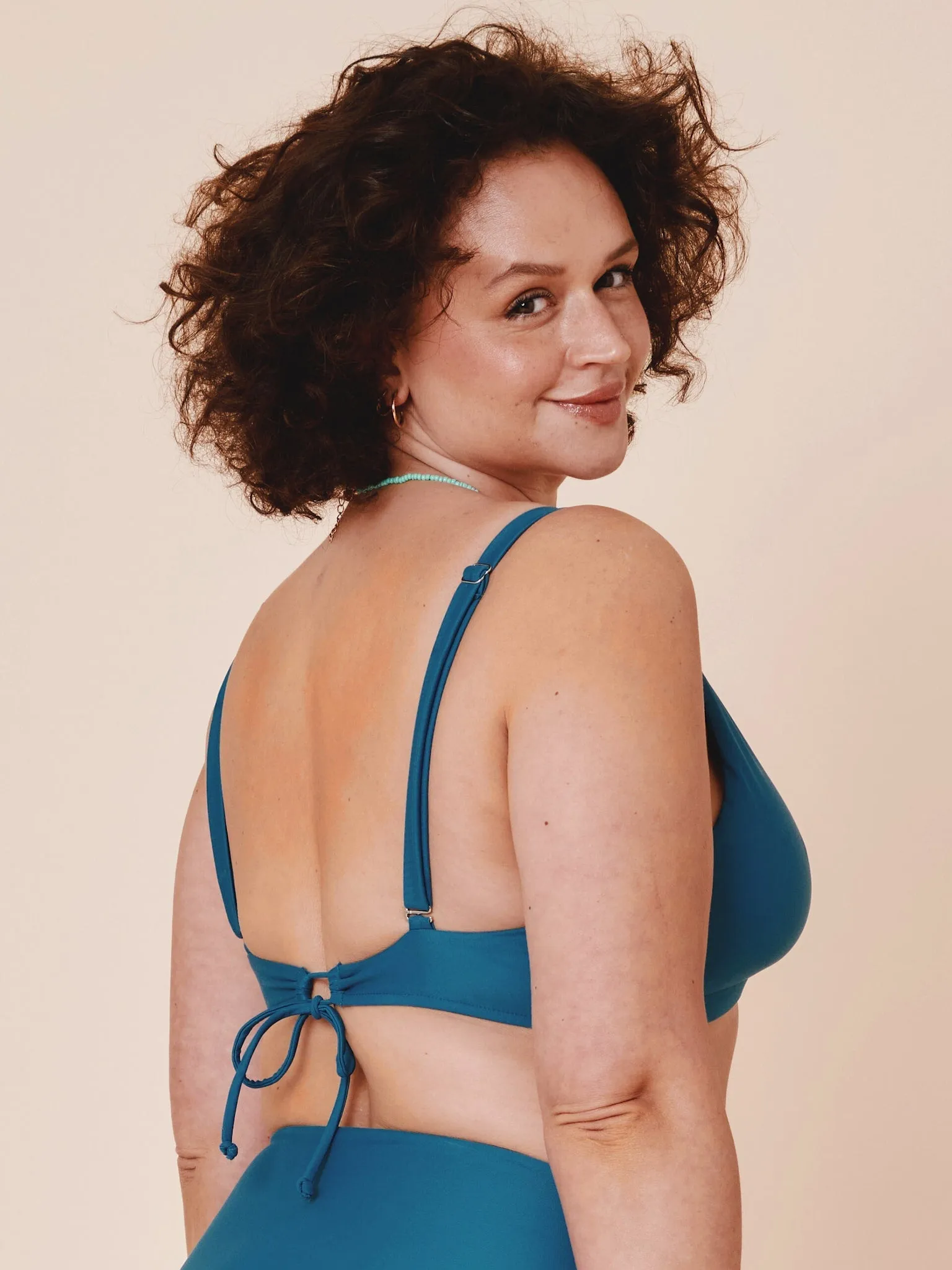 Istana Draped Bikini Top Teal sold by Ivalo.com product image thumbnail 2