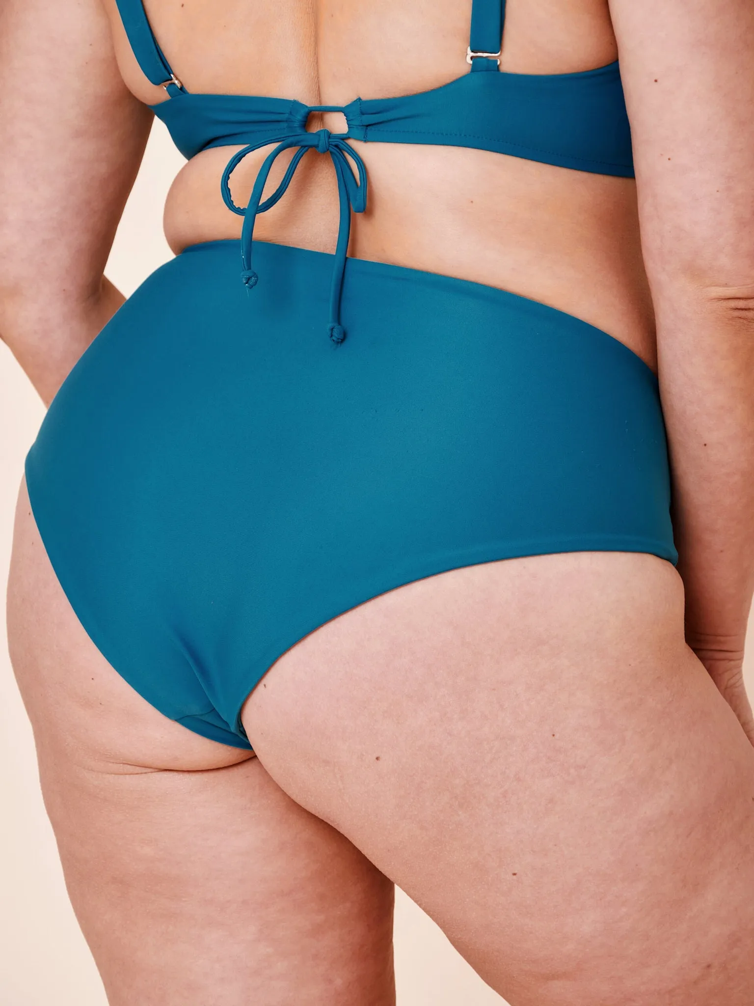 Ubud High-Waist Bikini Bottom Teal sold by Ivalo.com product image thumbnail 4