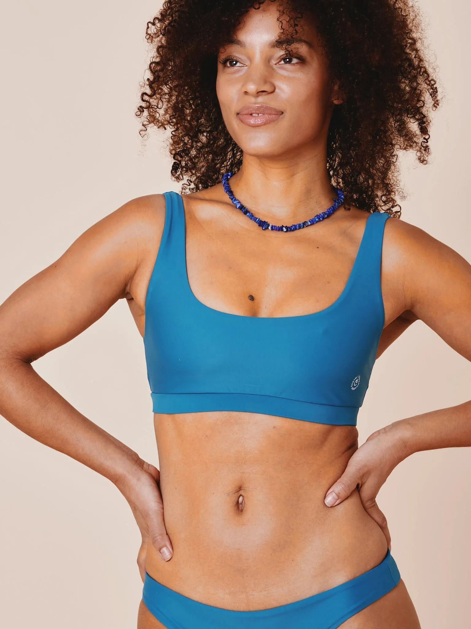 Agung Sporty Bikini Top Teal sold by Ivalo.com