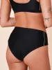 Ubud Colorblock Highwaisted Bikini Bottom Nero sold by Ivalo.com