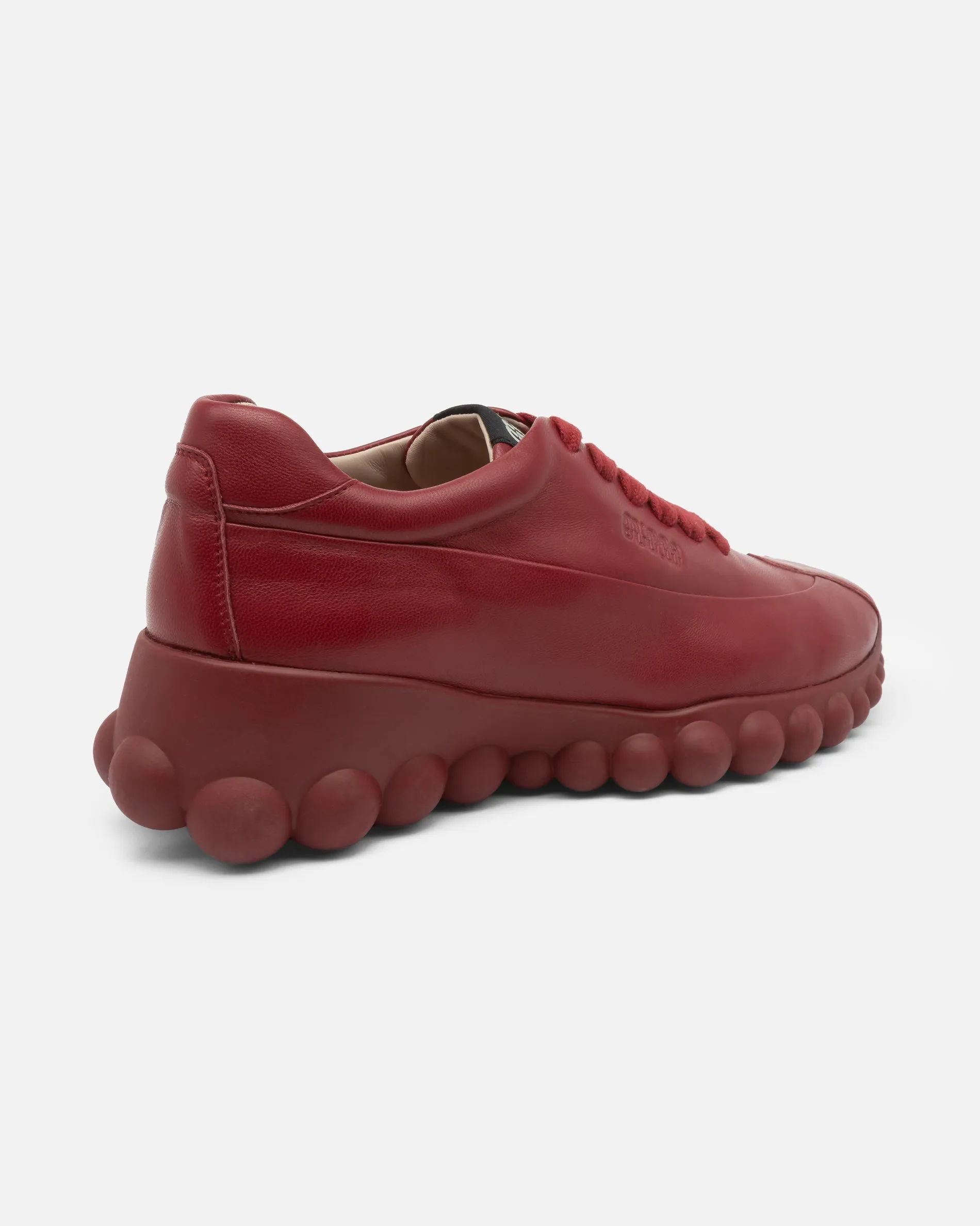 Mother-Of-Pearl Sneakers Cherry Leather sold by Ivalo.com product image thumbnail 4