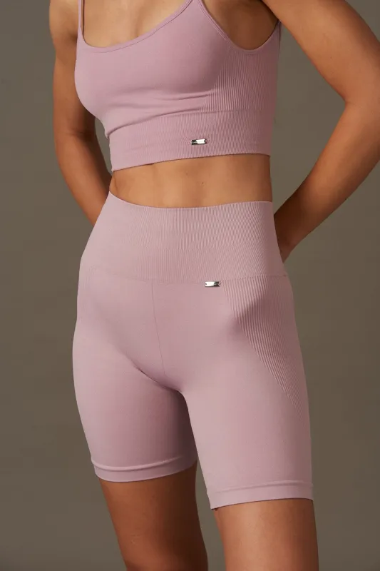 Bliss Push-Up Biker Shorts Washed Mauve sold by Ivalo.com