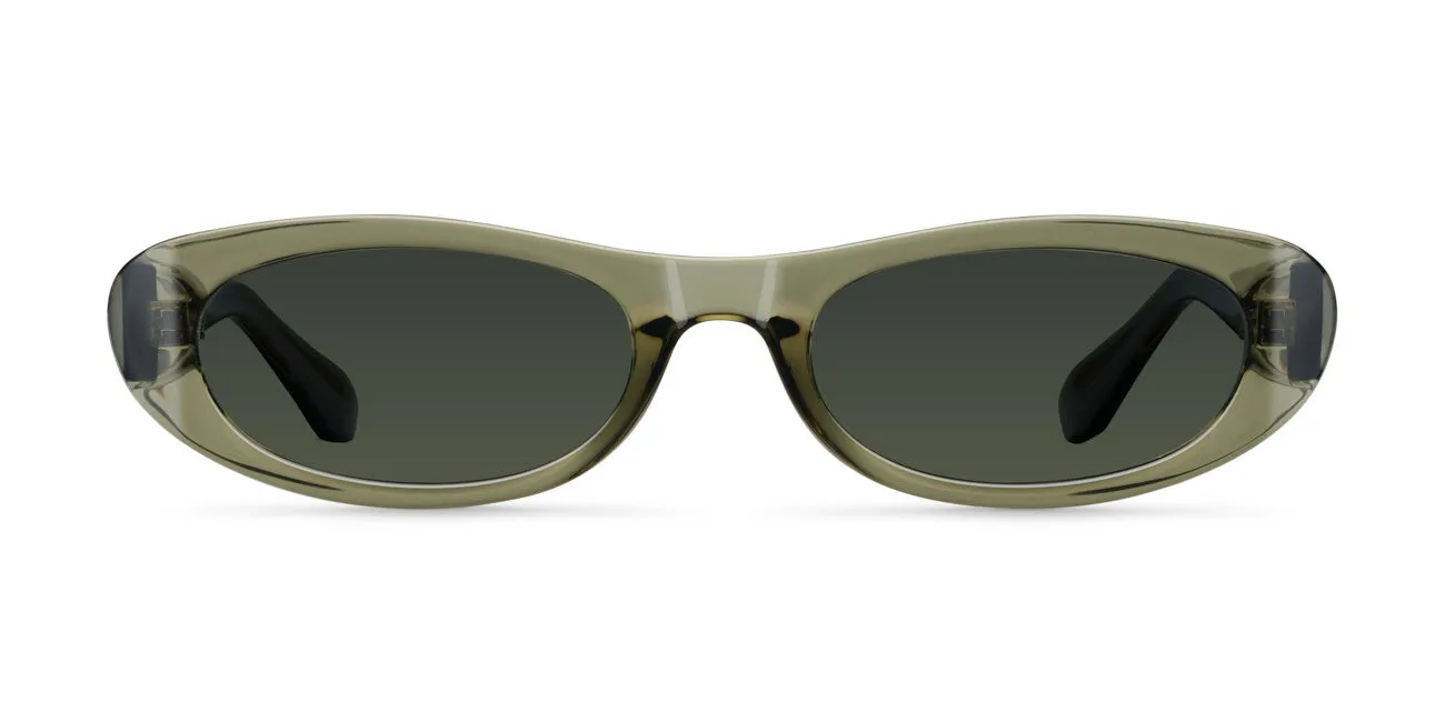 Malaika Sunglasses Stone Olive sold by Ivalo.com