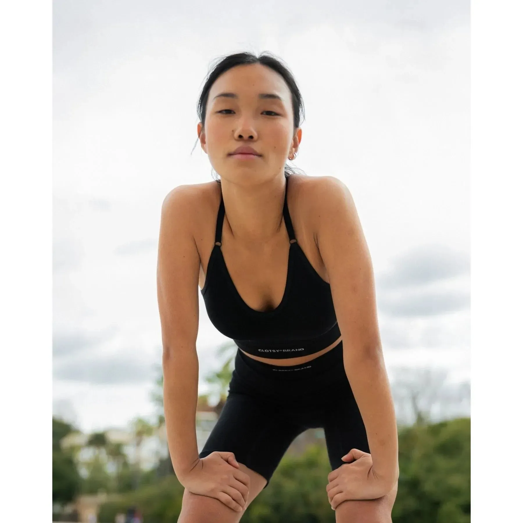 Move Sports Top & Biker Shorts Set Black sold by Ivalo.com product image thumbnail 2