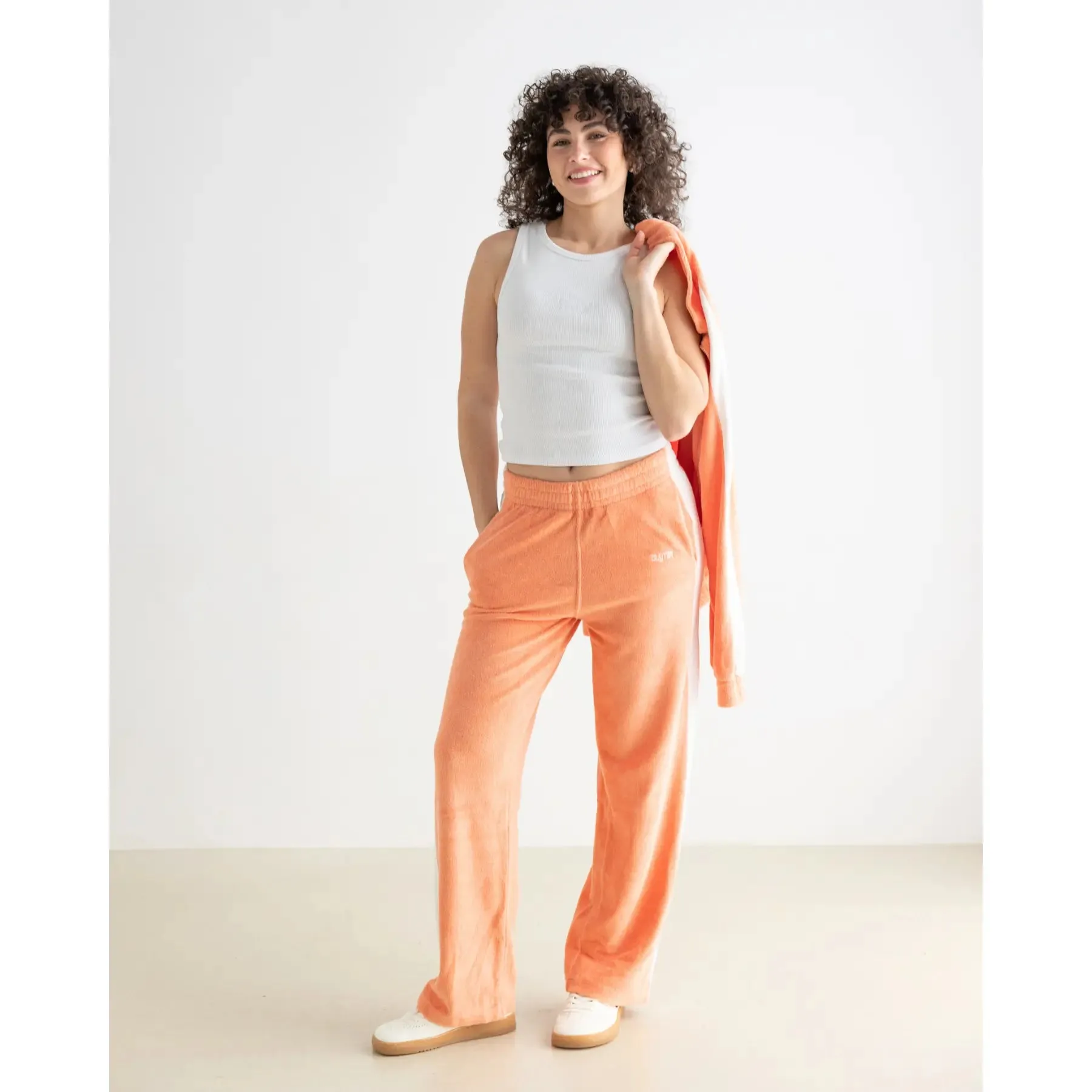 Ohne x Clotsy Unisex Sweatpants Apricot sold by Ivalo.com
