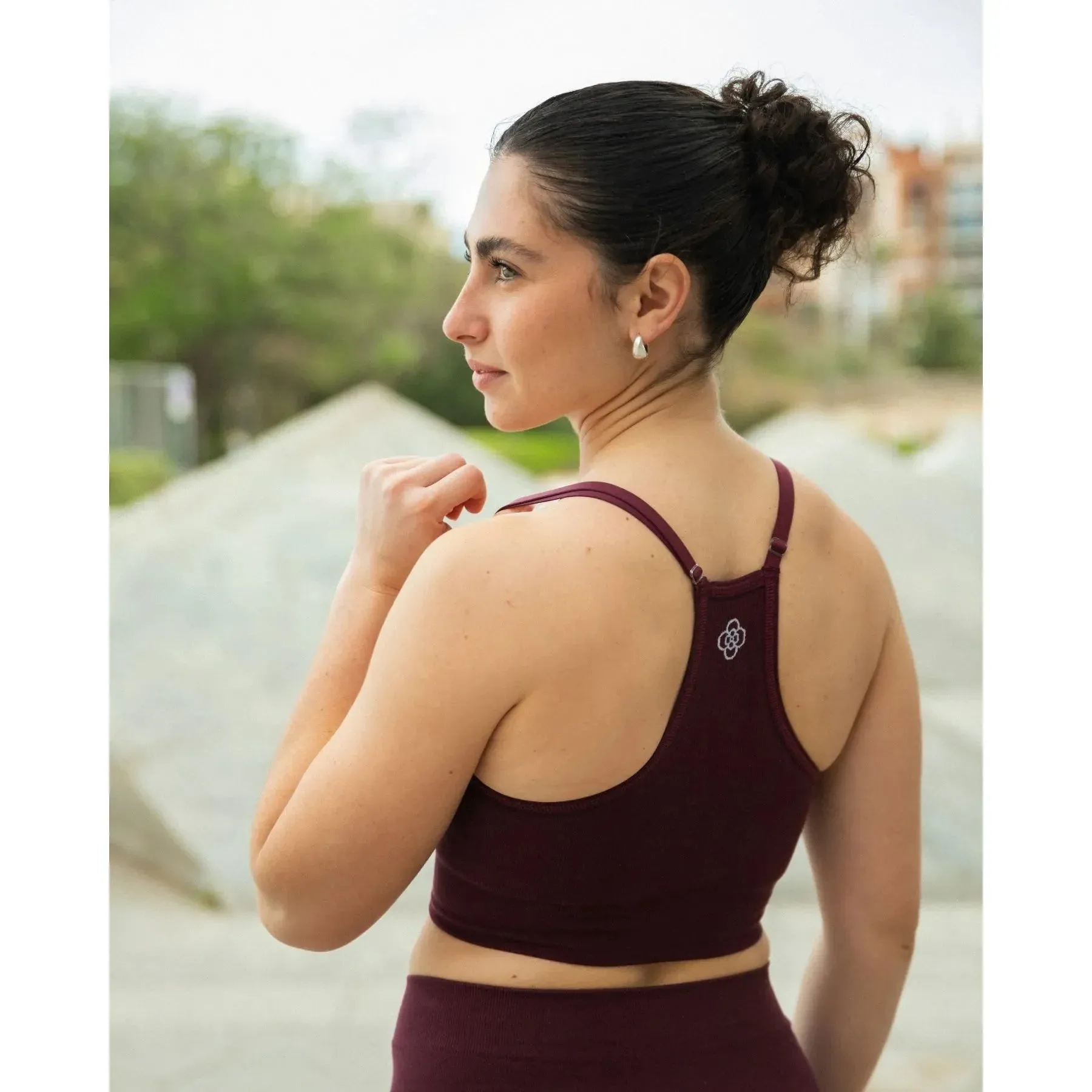 Crossover Sports Top Burgundy sold by Ivalo.com product image thumbnail 2