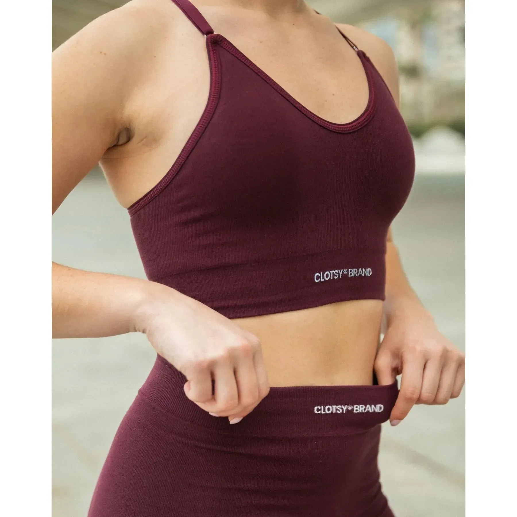 Crossover Sports Top Burgundy sold by Ivalo.com product image thumbnail 3