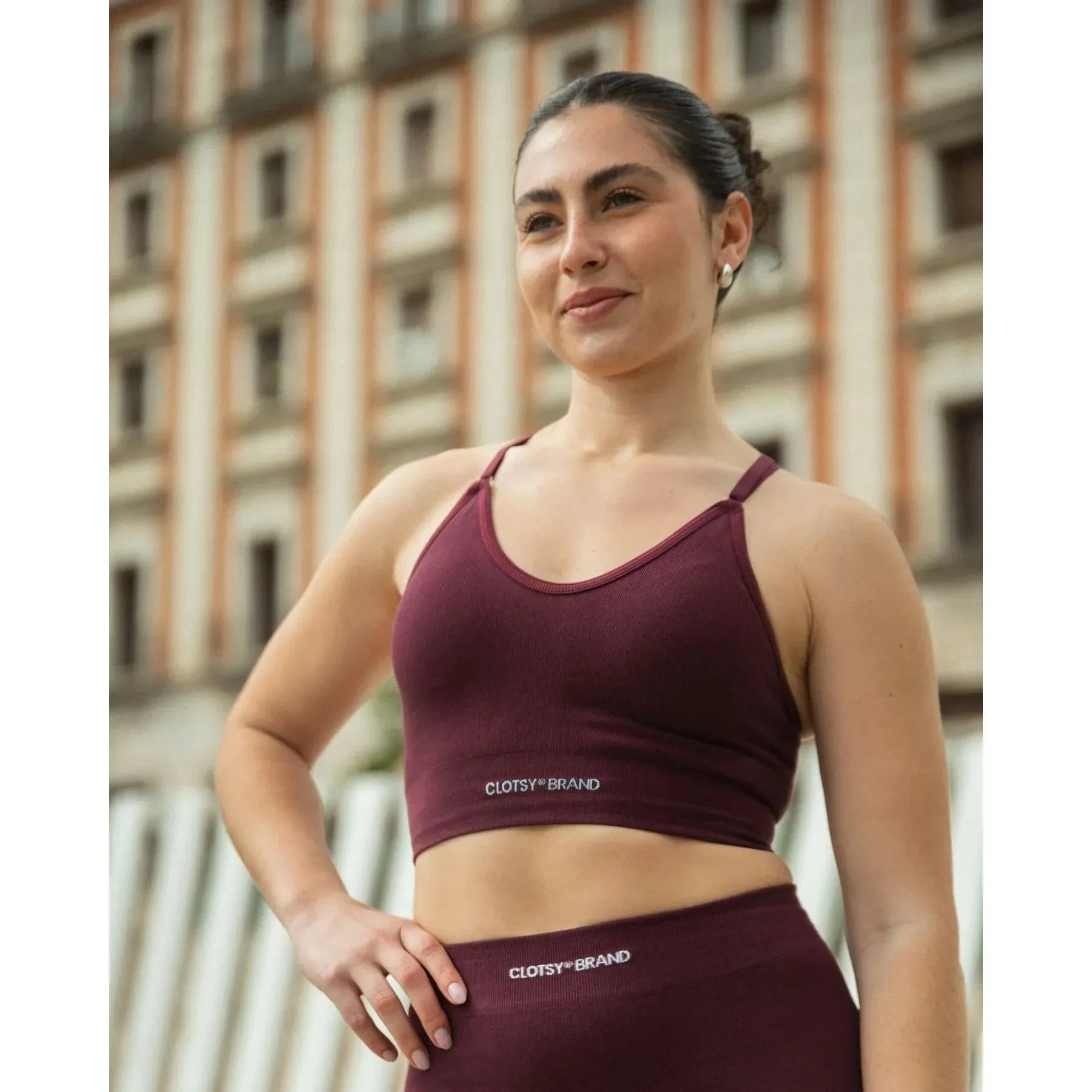 Crossover Sports Top Burgundy sold by Ivalo.com product image thumbnail 4