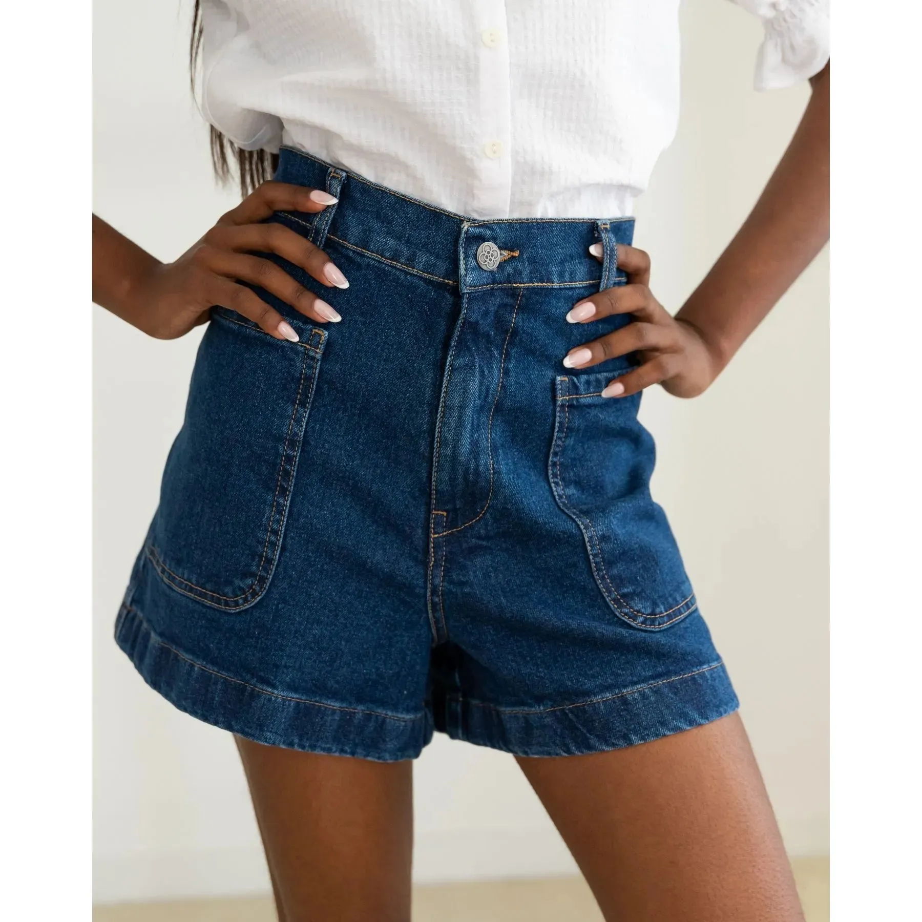 Bermuda Denim Shorts Ocean sold by Ivalo.com