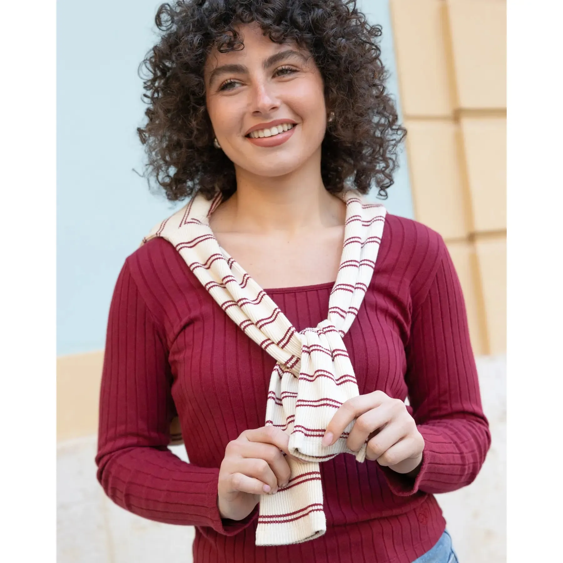 Everywhere Top Burgundy sold by Ivalo.com product image thumbnail 4