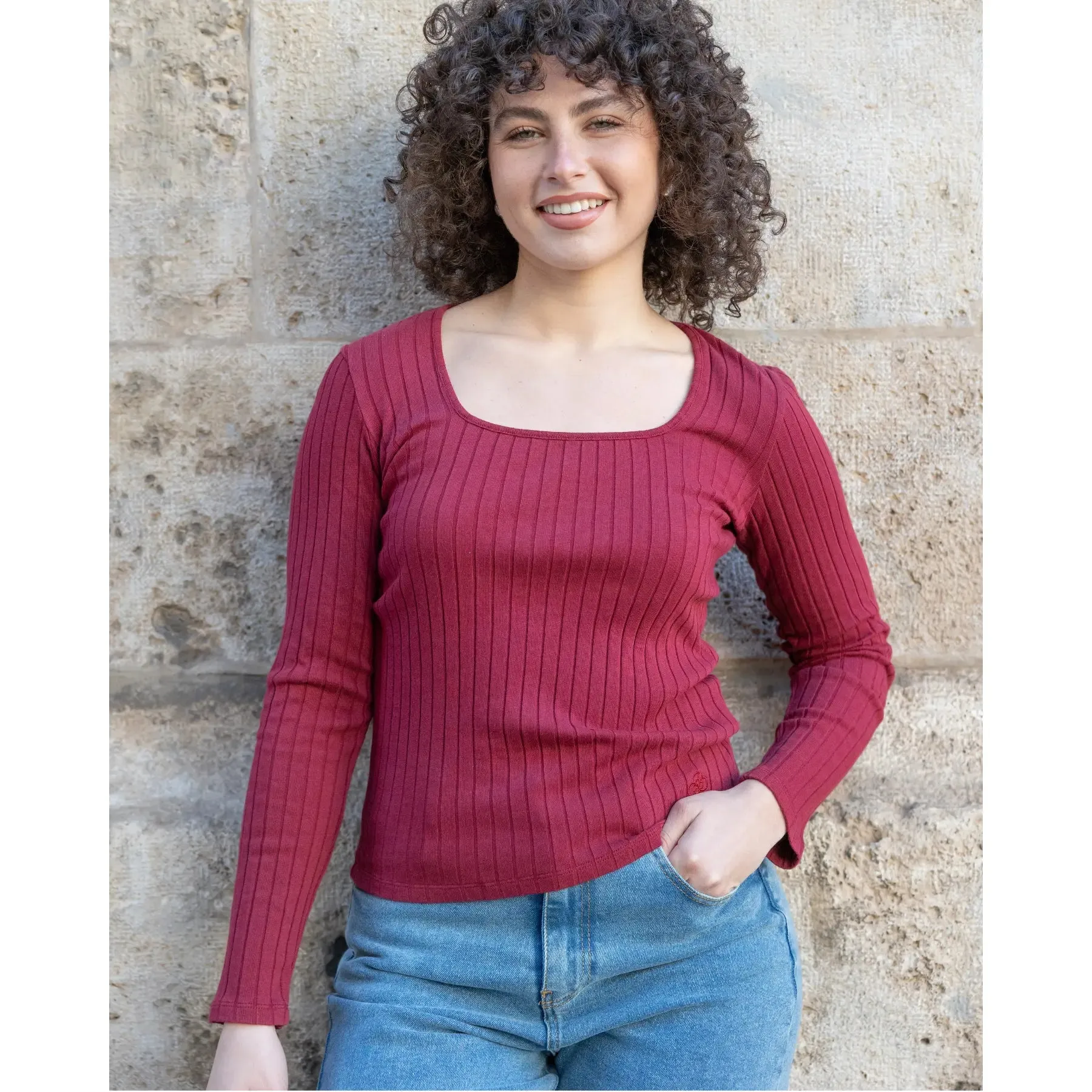 Everywhere Top Burgundy sold by Ivalo.com