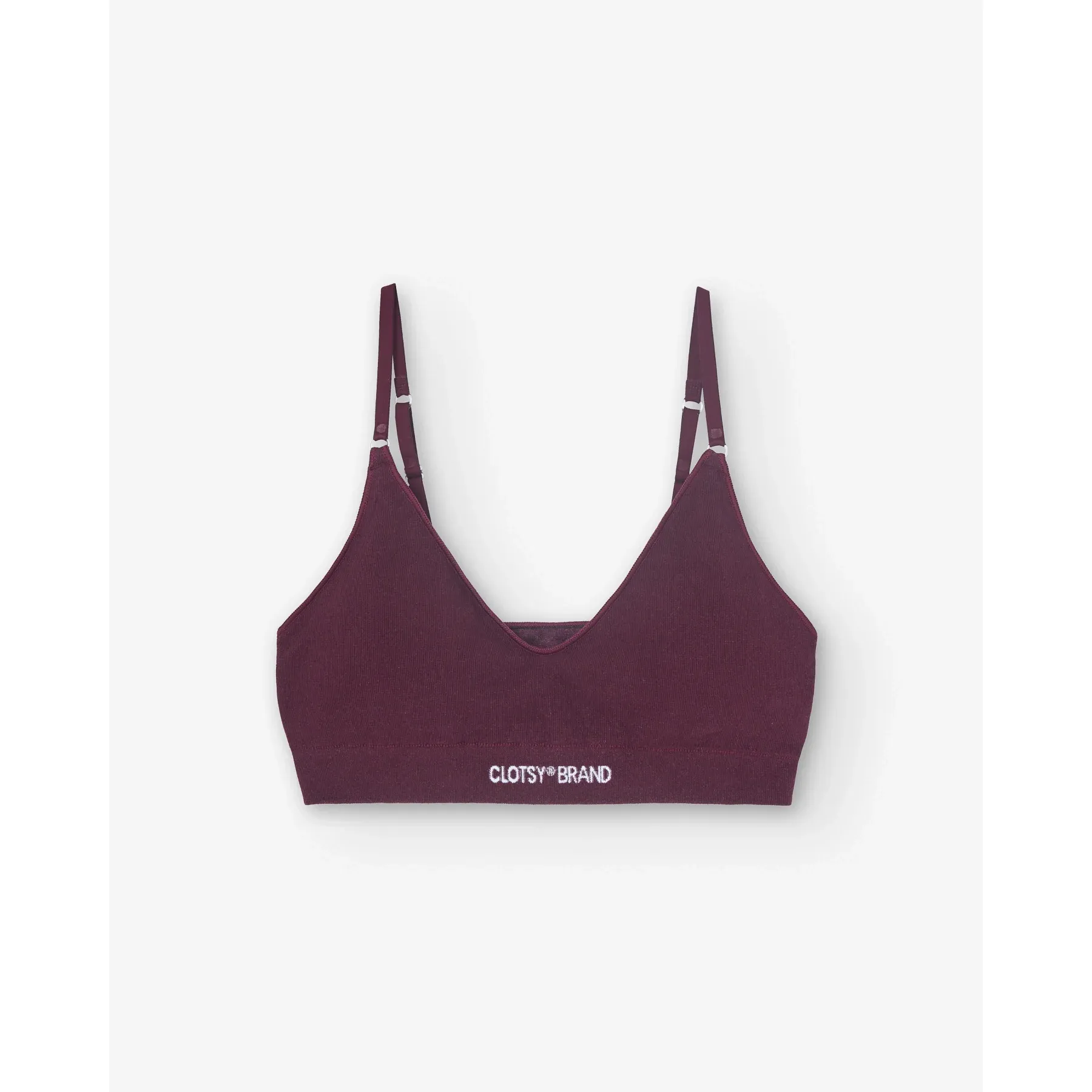 Clotsy Brand Bralette Burgundy sold by Ivalo.com