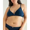 Clotsy Brand Organic Cotton Bra Marine sold by Ivalo.com