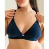 Clotsy Brand Organic Cotton Bra Marine sold by Ivalo.com