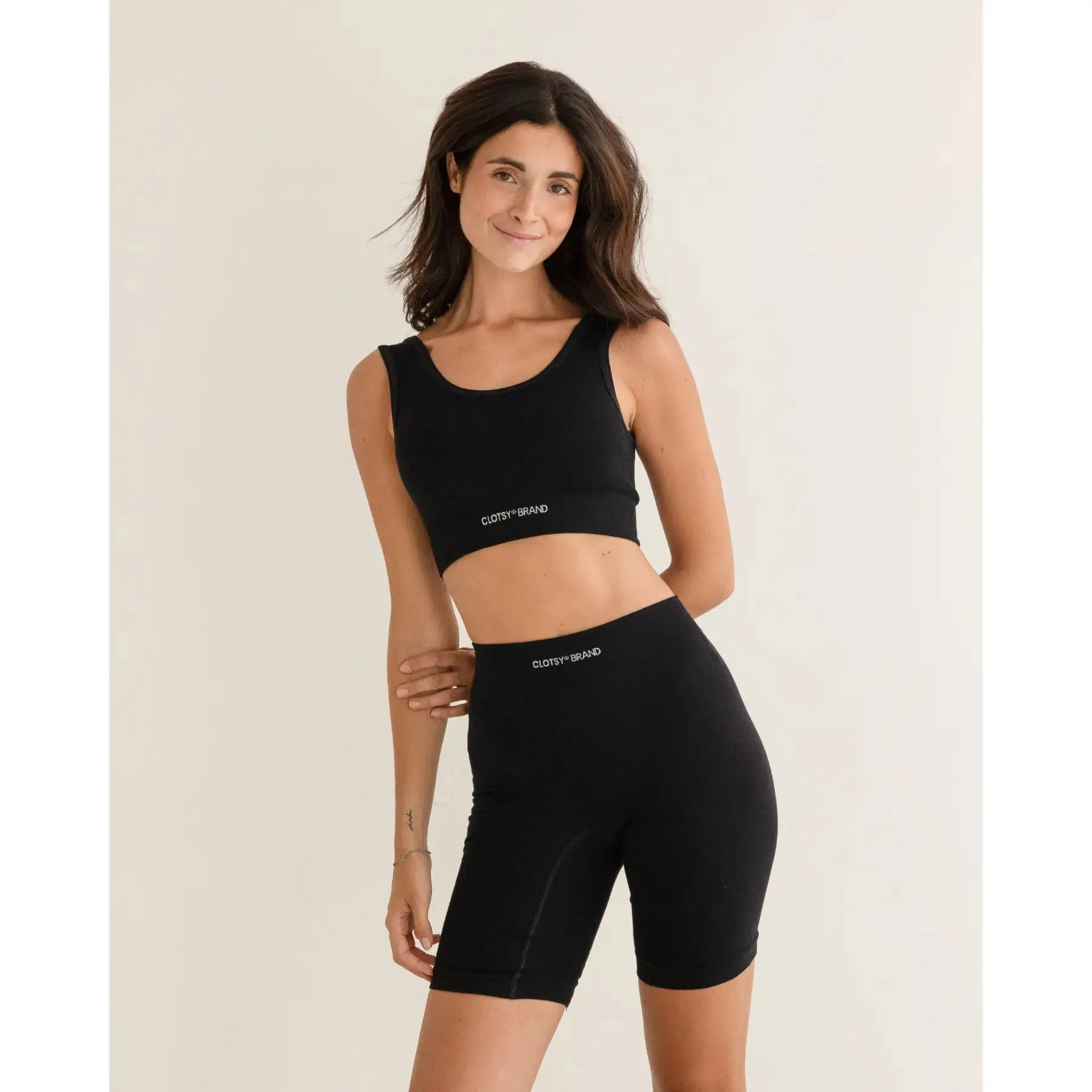 Clotsy Brand Biker Shorts Black sold by Ivalo.com product image thumbnail 5