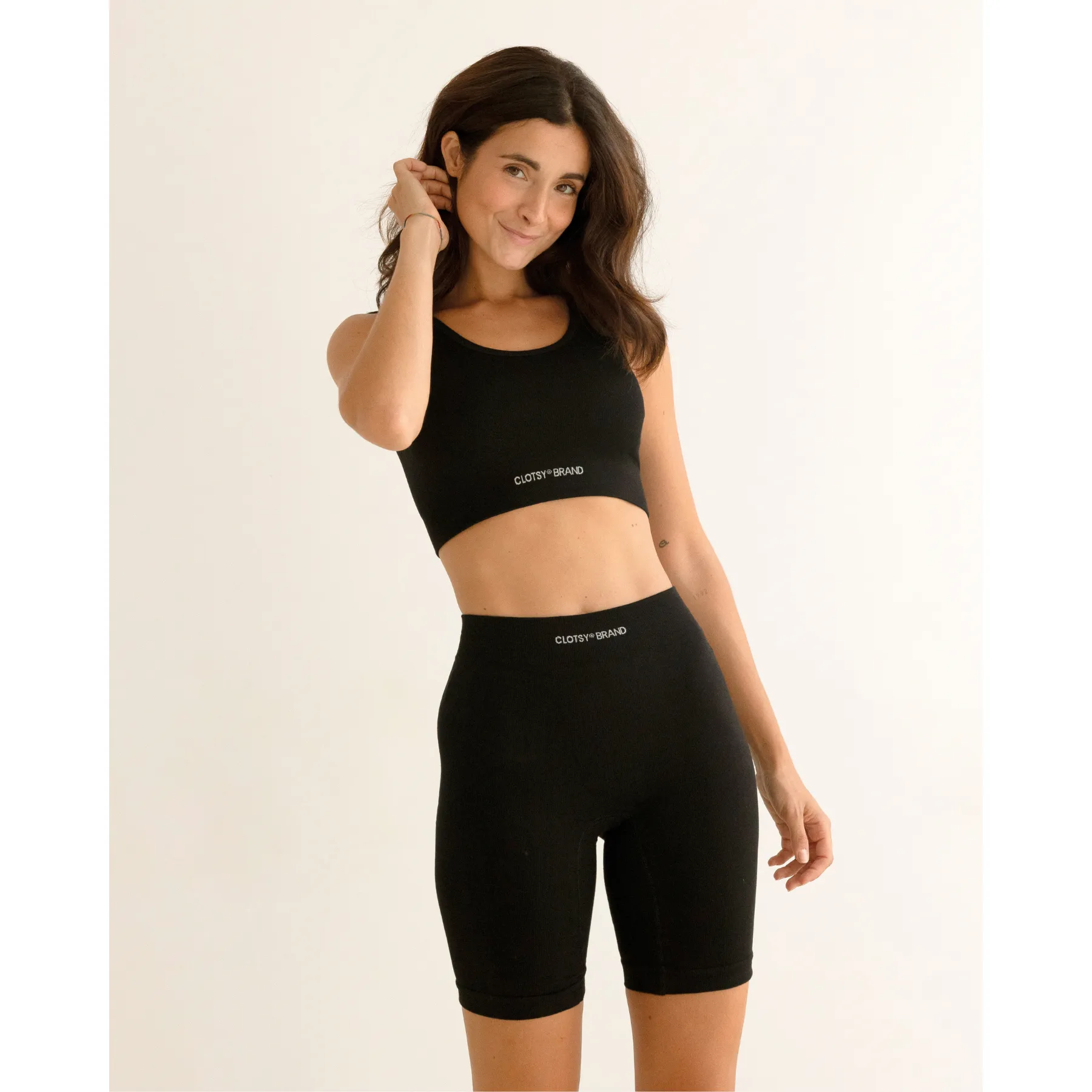 Clotsy Brand Biker Shorts Black sold by Ivalo.com product image thumbnail 3