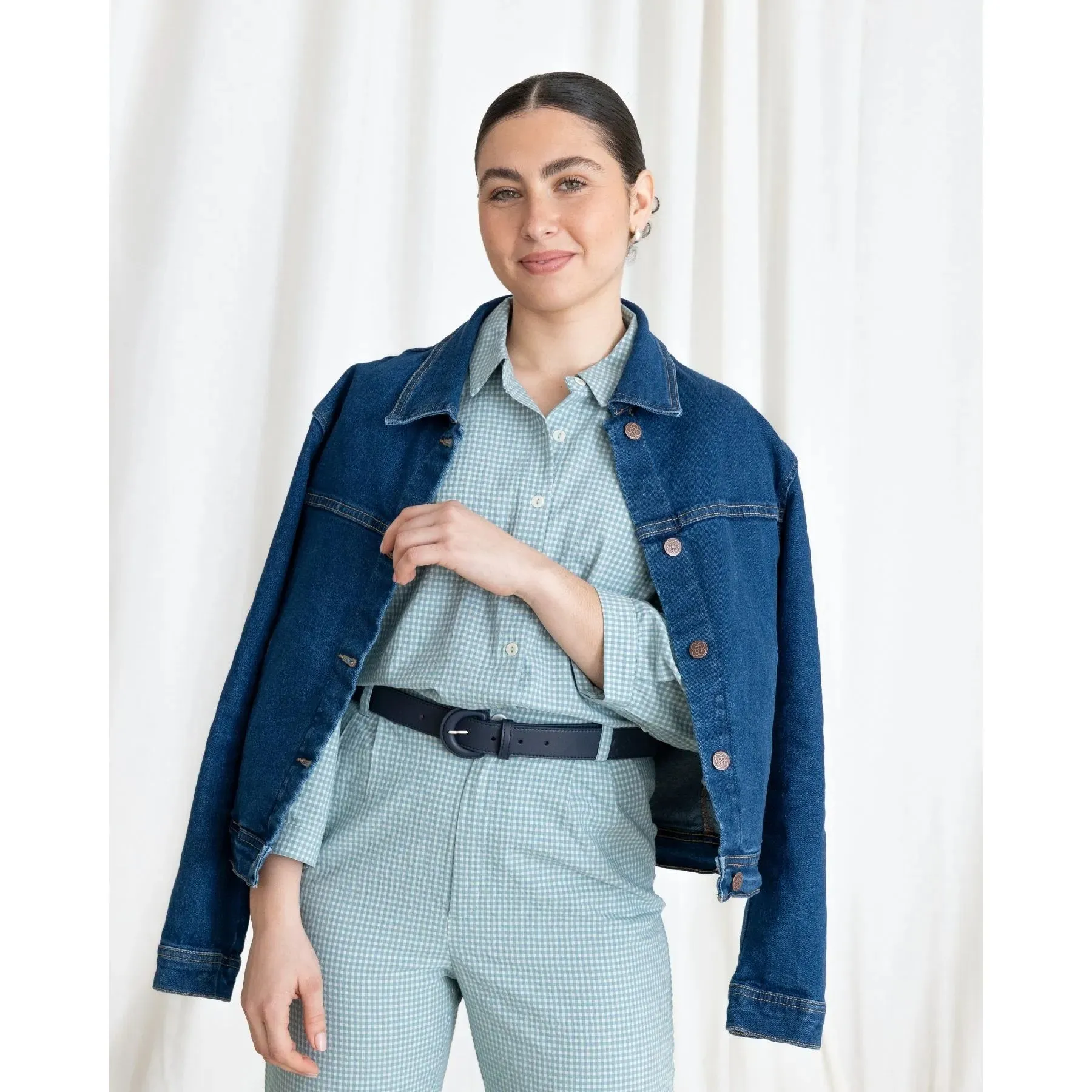 Vichy Shirt Aquamarine sold by Ivalo.com product image thumbnail 3