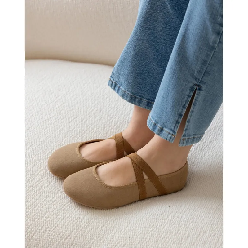 Aurora Ballerinas Mocha sold by Ivalo.com