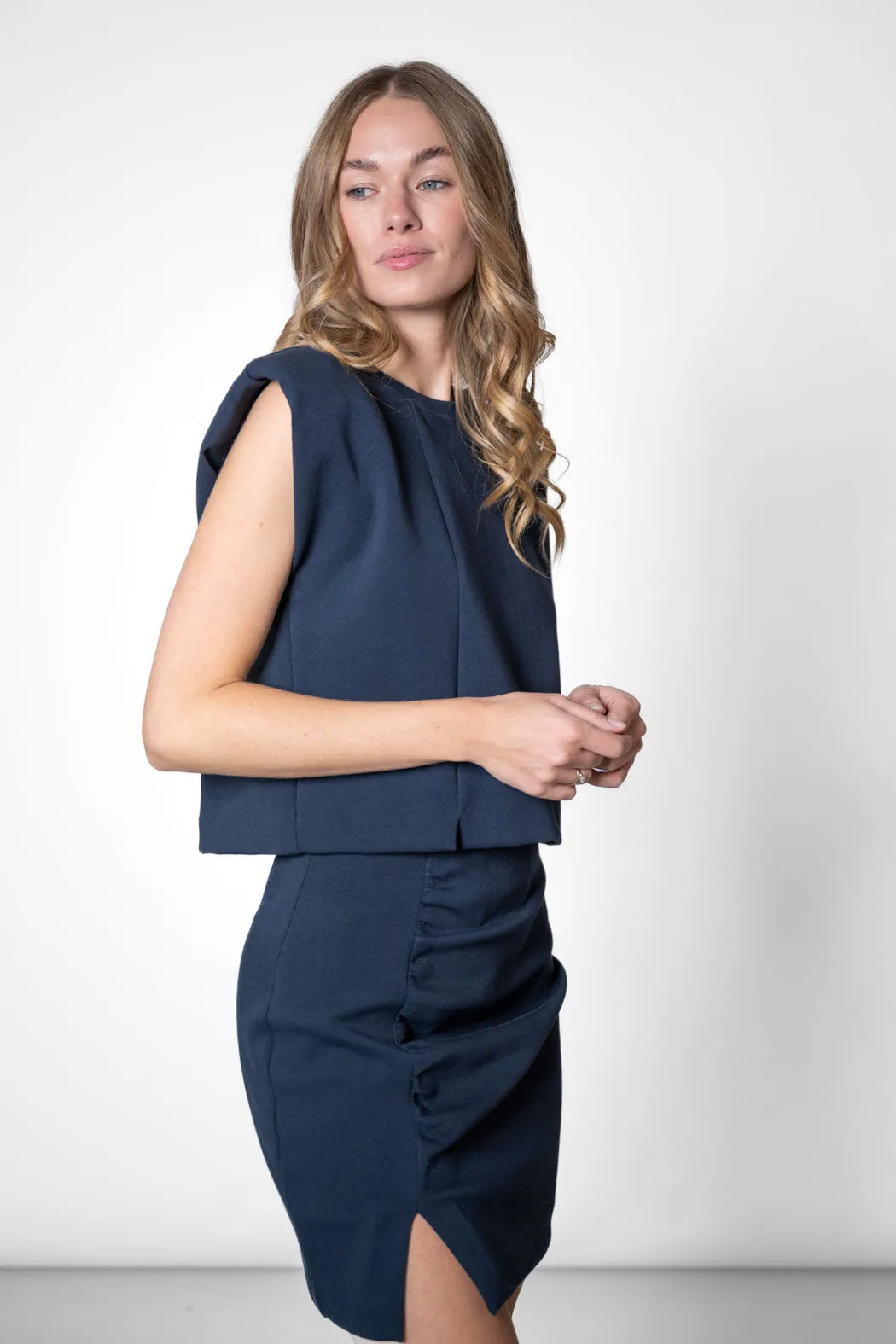 Interlock Top & Skirt Bundle Navy sold by Ivalo.com product image thumbnail 3