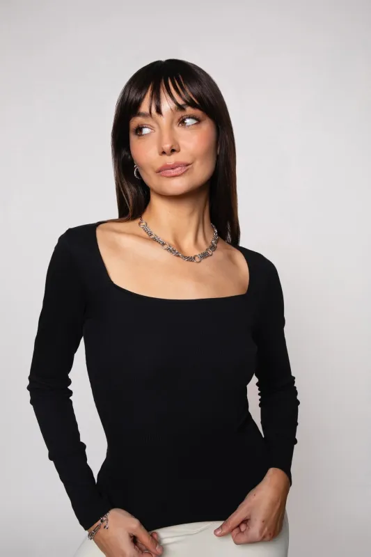 Square Long Sleeve Black sold by Ivalo.com
