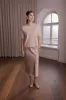 Tianna Midi Satin Skirt Latte sold by Ivalo.com