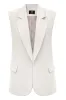 Vivian Waistcoat Ecru sold by Ivalo.com