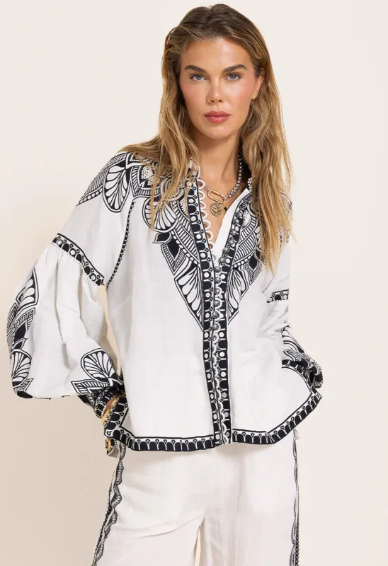 Sabrina Top Vanilla / Onyx Black sold by Ivalo.com