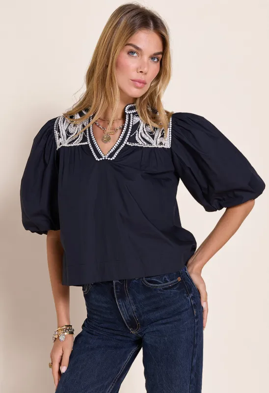 Sheila Top Onyx Black made by Ivalo.com